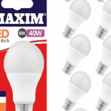 Maxim Led w Gls Bc White 10x6W