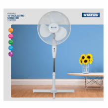 {} White Stand Fan 1x1's