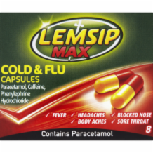 Lemsip Max Cold & Flu Caps 6x8's