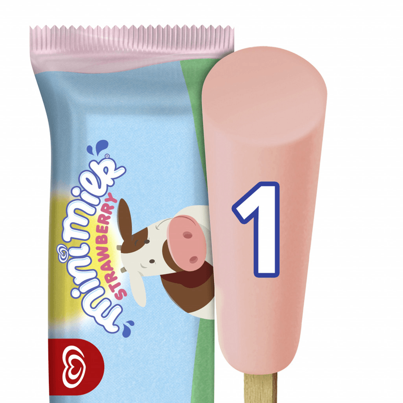Mini Milk Strawberry 44x35ml