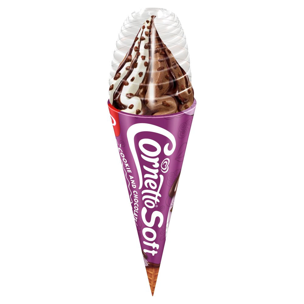 Cornetto Soft Cookie and Chocolate 140ml 140ml × 24 × 1