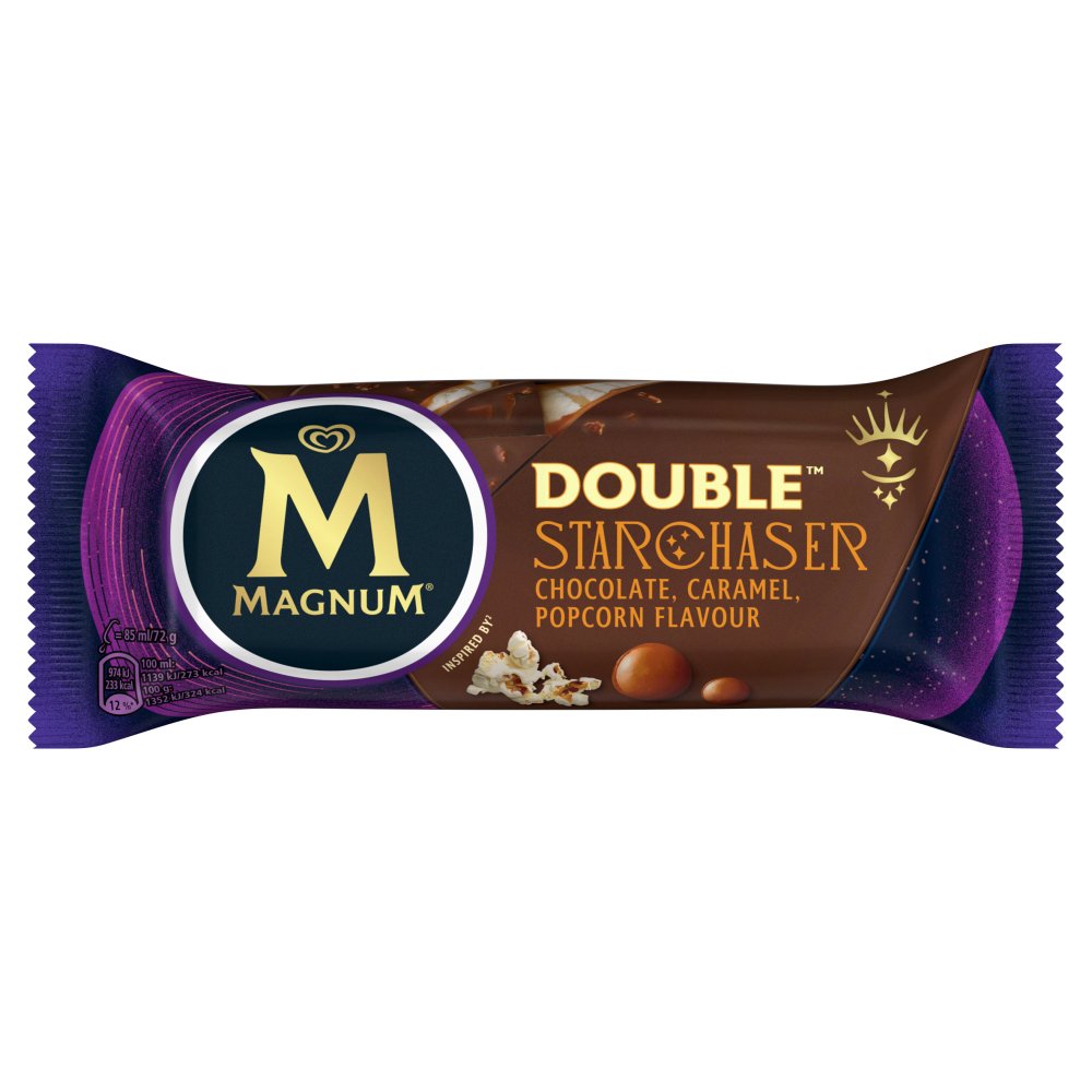 Magnum Double Starchaser Chocolate, Caramel, Popcorn Flavour 85ml 85ml × 20 × 1