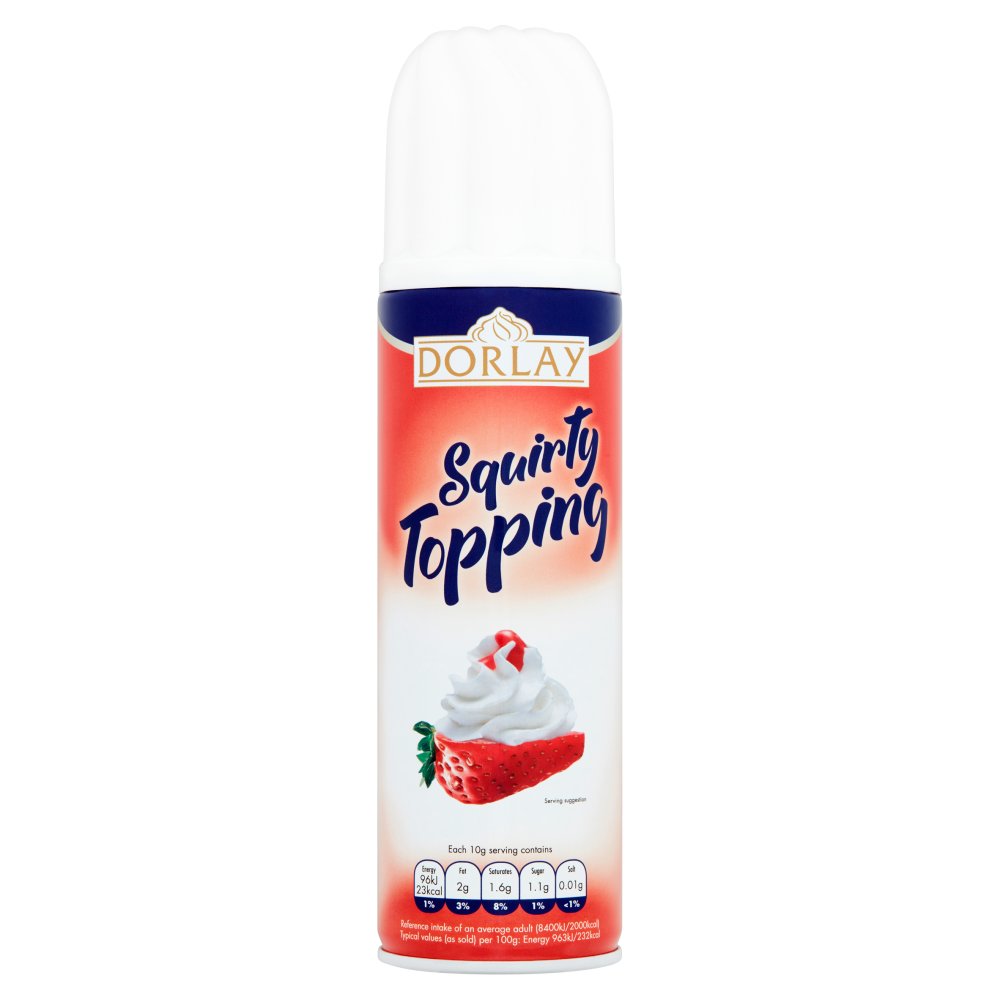 Dorlay Squirty Topping 250g 250g × 12