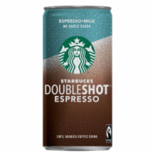 Starbucks Espresso Doubleshot No Added Sugar Can 12x200ml