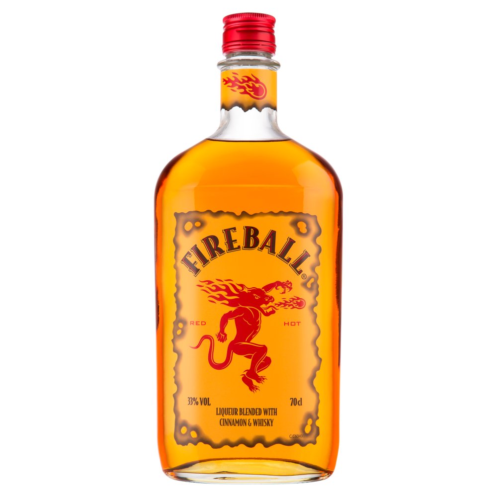 Fireball Cinnamon Whiskey 70cl 70Cl × 6