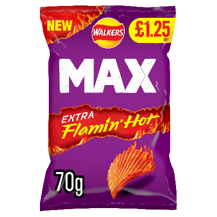 Walkers Max Extra Flaming Hot 15x