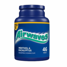 Wrigleys Airwaves Menthol Gum Bottle 6x46pc