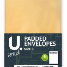 Padded Enveopes Size B 1x5pk