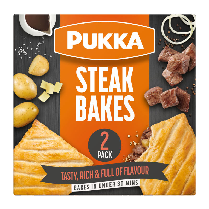Pukka Steak Bake 2's 12x140g