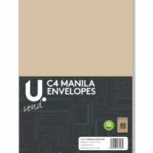 C White Envelopes 1x15pk