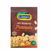 Ginni Dry Roasted Peanuts 10x90g