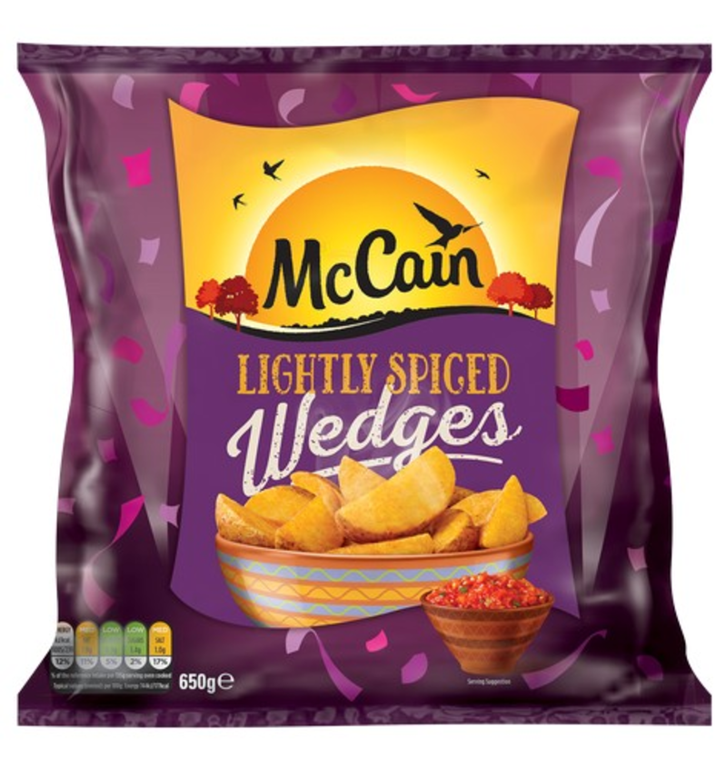 McCain Spicy Wedges CASE 16x650g