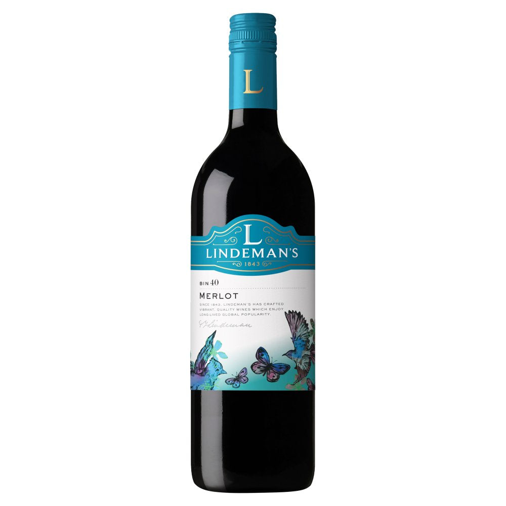 Lindeman's Bin 40 Merlot 750ml 75Cl × 6
