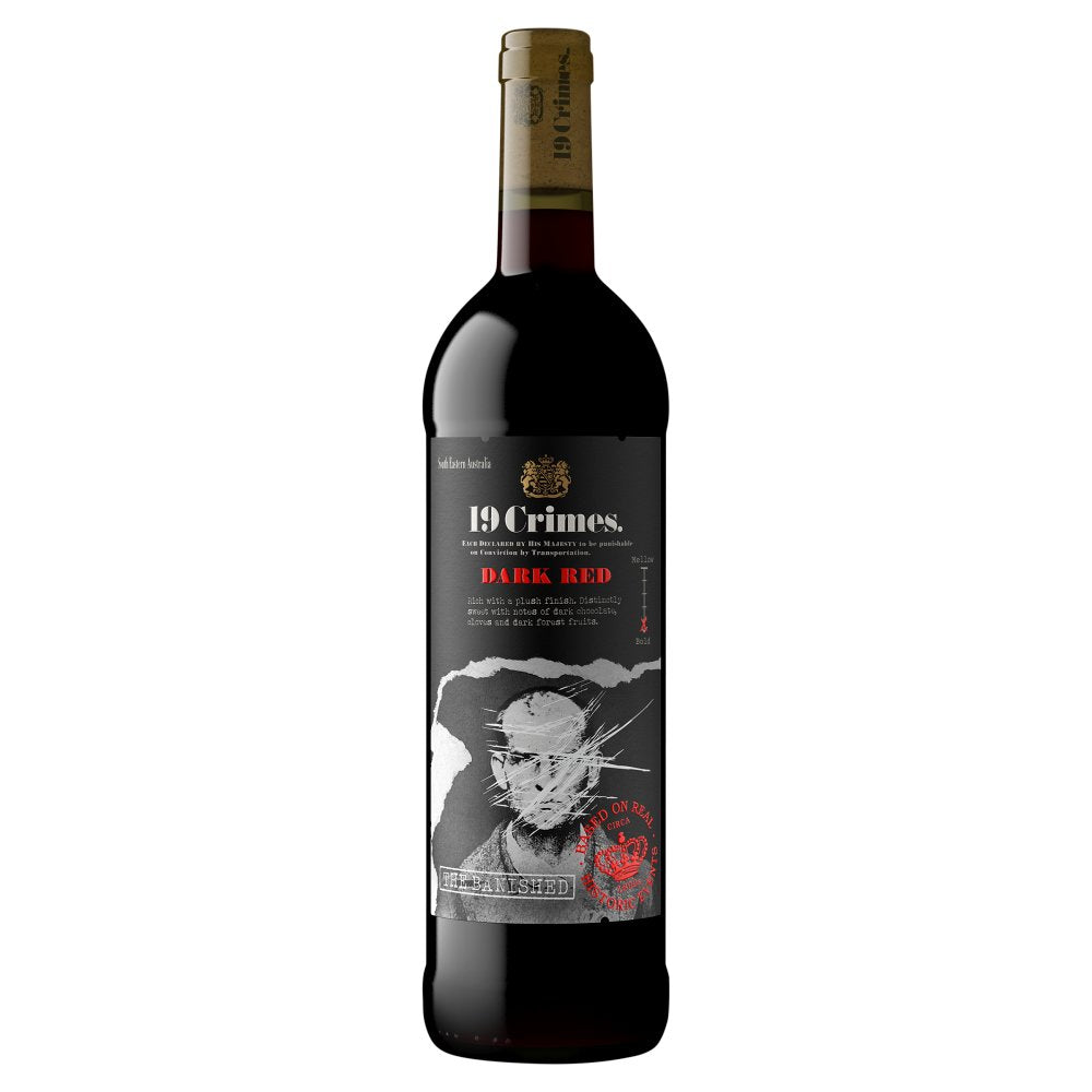 19 Crimes Dark Red 750 mL 75Cl × 6