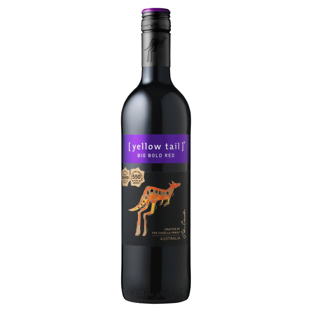Yellow Tail Big Bold Red Wine 750ml 75Cl × 6