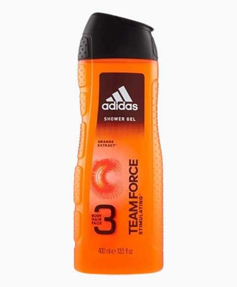 ADIDAS TEAM FORCE 3IN1 SHOWER GEL WITH ORANGE EXTRACT 250ml Body Care Asetena Pa