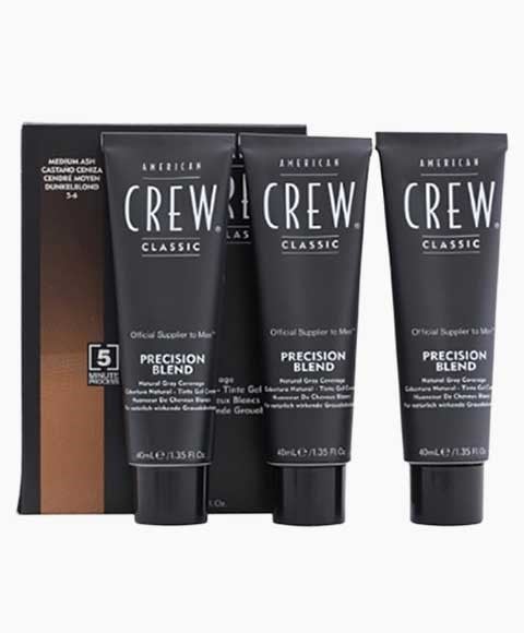 CLASSIC PRECISION BLEND NATURAL GRAY COVERAGE 3 x 40 ml Color Medium Ash (5-6) Men Hair Dye Asetena Pa