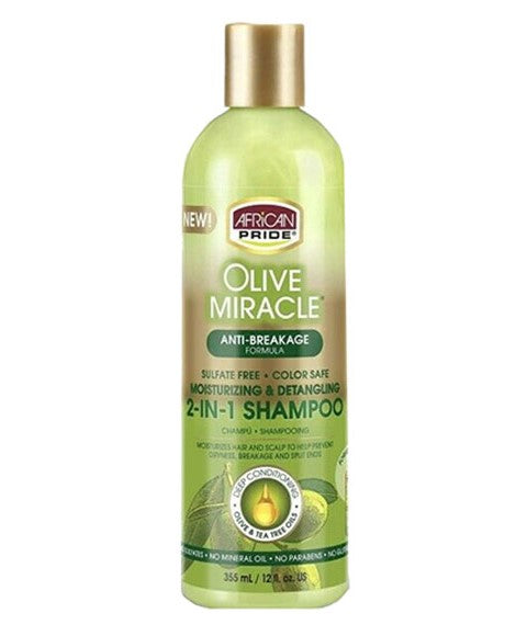 OLIVE MIRACLE ANTI BREAKAGE 2 IN 1 SHAMPOO AND CONDITIONER 355 ml Shampoo Asetena Pa