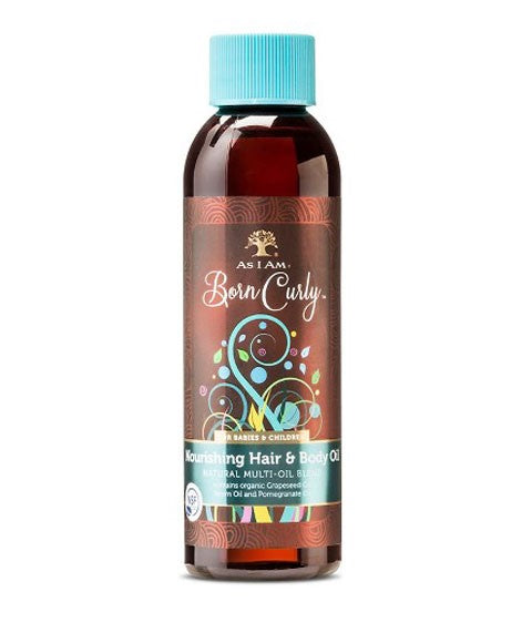 AS I AM BORN CURLY NOURISHING HAIR AND BODY OIL 120 ml Sprays, Serums and Oils Asetena Pa