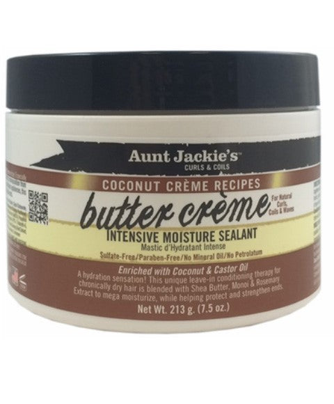 AUNT JACKIES BUTTER CREME INTENSIVE MOISTURE SEALANT 213 g Hair Moisturizers Asetena Pa