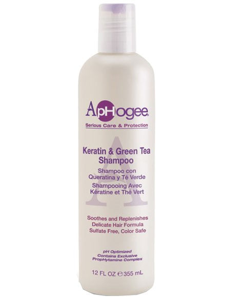 KERATIN AND GREEN TEA SHAMPOO 355 ml Shampoo Asetena Pa