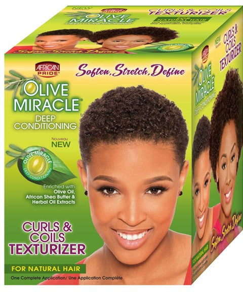 OLIVE MIRACLE DEEP CONDITIONING CURLS AND COILS TEXTURIZER Relaxer n Texturizer Asetena Pa