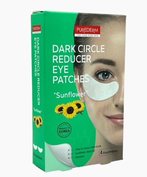 PUREDERM DARK CIRCLE REDUCER SUNFLOWER EYE PATCHES 4 Sachet Eye Makeup Asetena Pa