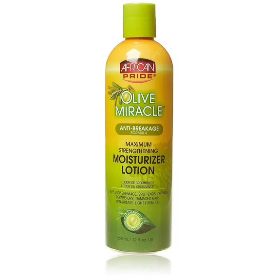 African Pride Olive Miracle Anti-Breakage Moisturizing Growth Lotion 12oz