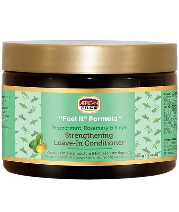 AFRICAN PRIDE STRENGTHENING LEAVE IN CONDITIONER 340 g Conditioner Asetena Pa