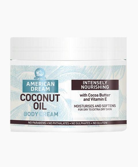 AMERICAN DREAM COCONUT OIL BODY CREAM 500 ml Skin Moisturizing Asetena Pa