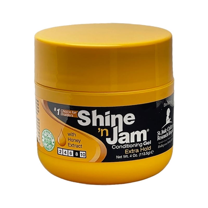 SHINE N JAM CONDITIONING GEL EXTRA HOLD WITH HONEY EXTRACT 4lb Hair Styling Asetena Pa