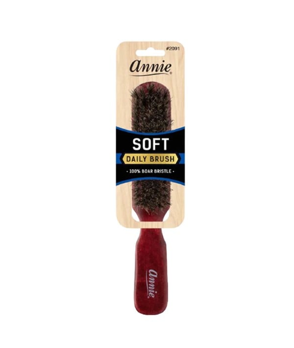 ANNIE BOAR BRISTLE SOFT WOODEN BRUSH 2091 Hair Brushes and Combs Asetena Pa