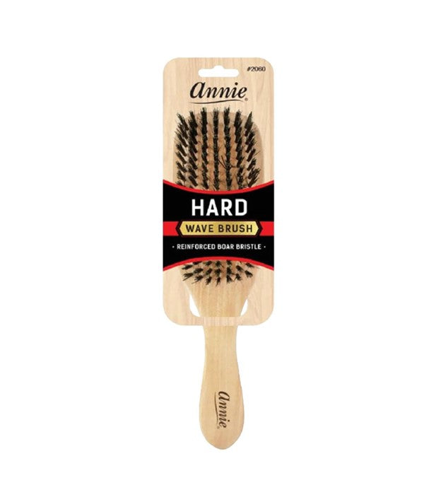 ANNIE NATURAL BOAR BRISTLE HARD WAVE BRUSH 2060 Hair Brushes and Combs Asetena Pa