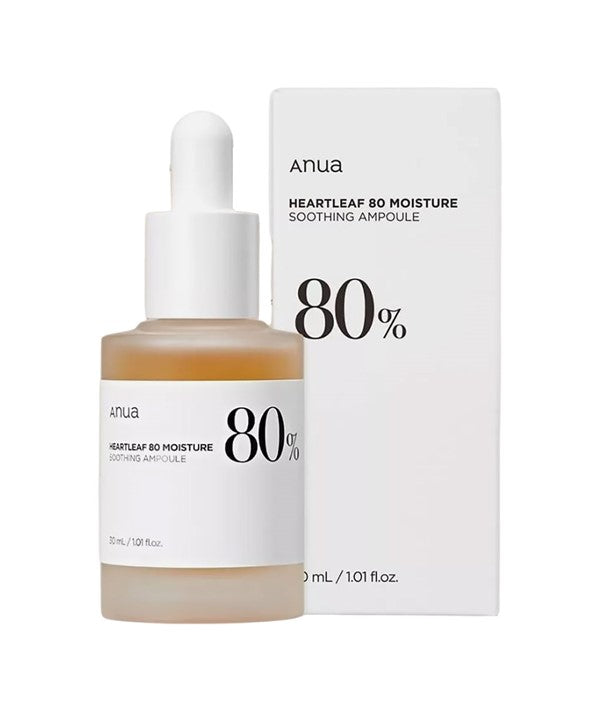 HEARTLEAF 80 PERCENT MOISTURE SOOTHING AMPOULE 30 ML Korean Skincare Asetena Pa