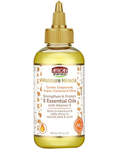 MOISTURE MIRACLE 5 ESSENTIAL OILS WITH VITAMIN E 115 ml Sprays, Serums and Oils Asetena Pa