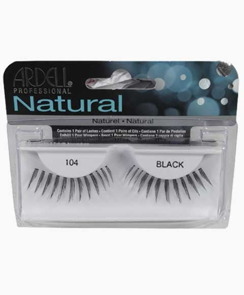 ARDELL NATURAL LASHES 104 BLACK Eye Makeup Asetena Pa