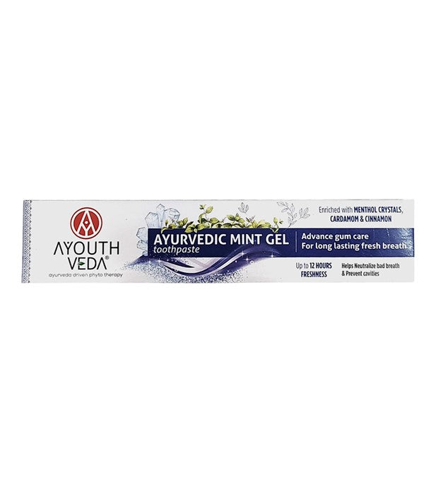 AYOUTH VEDA AYURVEDIC MINT GEL TOOTHPASTE 100 g Dental Care Asetena Pa