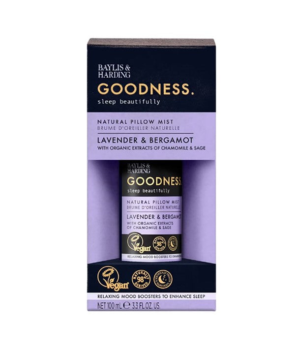 GOODNESS LAVENDER AND BERGAMOT NATURAL PILLOW MIST 100 ml Perfumes for Value Asetena Pa