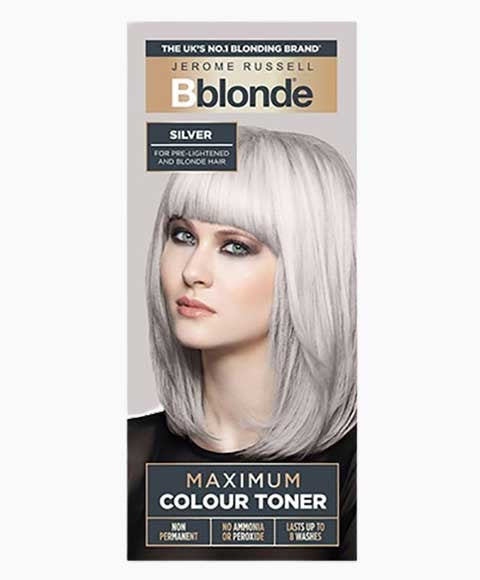 JEROME RUSSELL BBLONDE MAXIMUM COLOR TONER 75 ml Color Silver Hair Color Asetena Pa