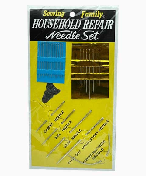 SEWING FAMILY HOUSEHOLD REPAIR NEEDLE SET ND18 Kids Hair Accessories Asetena Pa