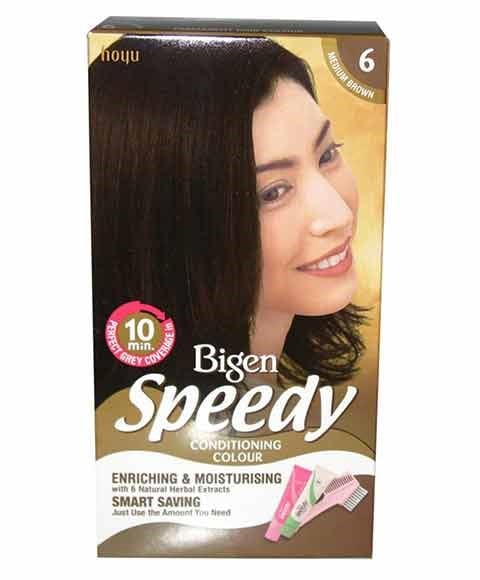 BIGEN HAIR SPEEDY CONDITIONING COLOUR FOR WOMEN Color Warm Chestnut Hair Color Asetena Pa