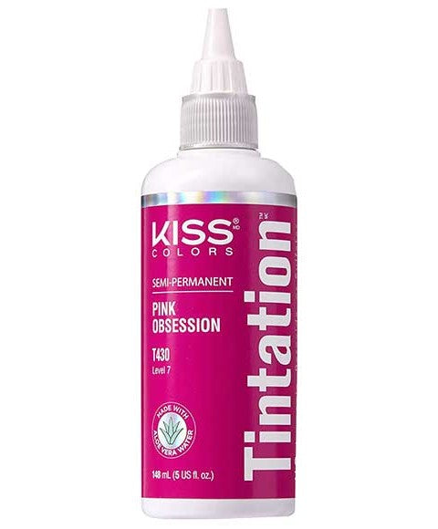 KISS COLORS TINTATION SEMI PERMANENT PINK OBSESSION T430 148 ml Hair Color Asetena Pa