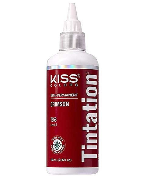 KISS COLORS TINTATION SEMI PERMANENT CRIMSON T553 148 ml Hair Color Asetena Pa