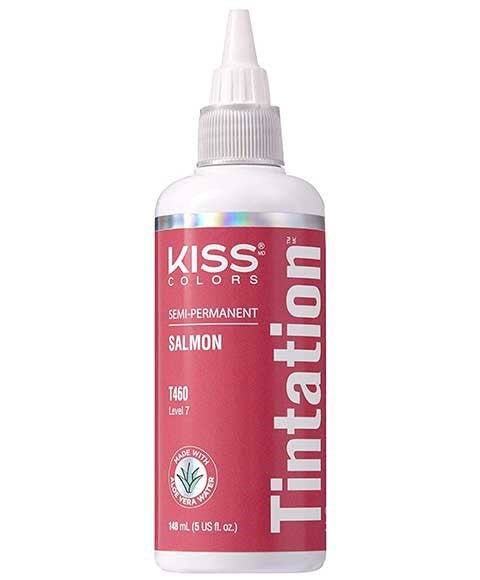 KISS COLORS TINTATION SEMI PERMANENT SALMON T460 148 ml Hair Color Asetena Pa