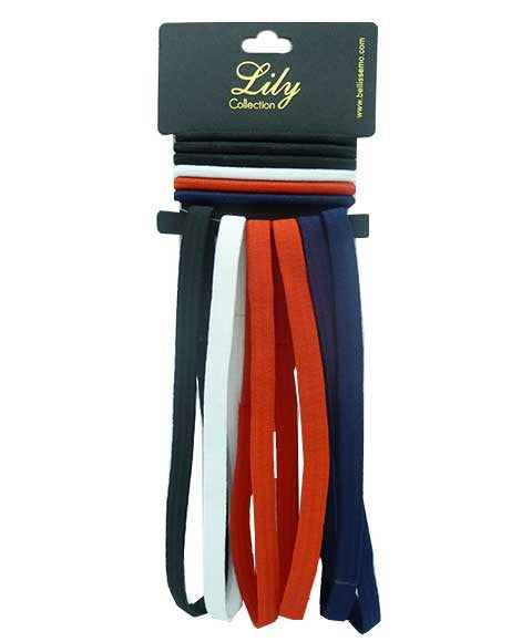LILY COLLECTION COMBO PACK ELASTIC BAND RS162SPE Color Black Kids Hair Accessories Asetena Pa