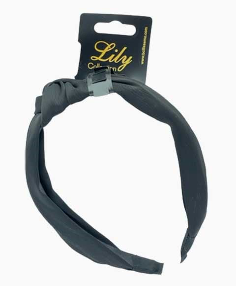 LILY COLLECTION SATIN KNOTTED HEADBAND RS255BK Color Black Kids Hair Accessories Asetena Pa