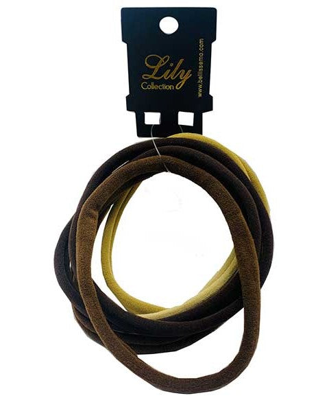 LILY COLLECTION BROWN PONY TAILER EB14S LONG Color Assorted Kids Hair Accessories Asetena Pa