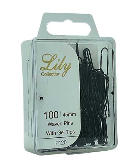 LILY FRINGE HAIR PINS P120 1 3/4 inch X 100pcs Color Black Kids Hair Accessories Asetena Pa
