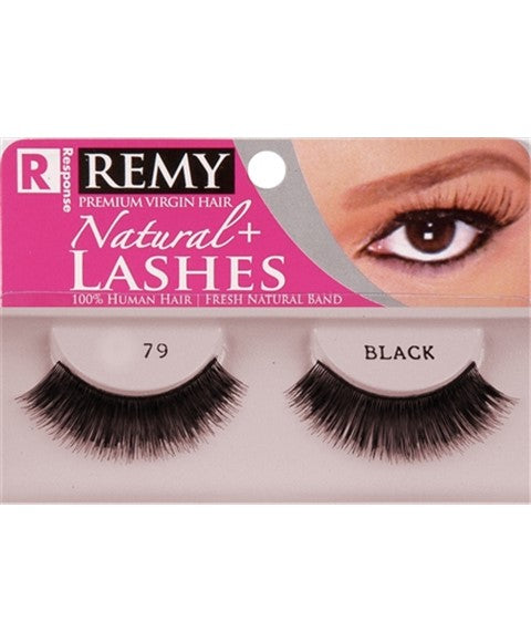 RESPONSE NATURAL PLUS LASHES 79 Color Black Eye Makeup Asetena Pa