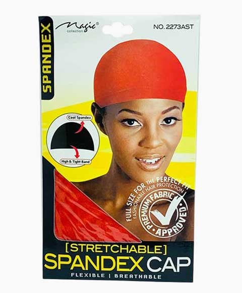MAGIC COLLECTION STRETCHABLE SPANDEX CAP 2273AST Color Assorted Durags and Caps Asetena Pa